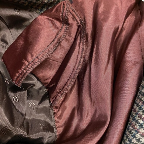 Vintage Willow Ridge Maroon/Brown Blazer Sz 10 - Picture 6 of 6